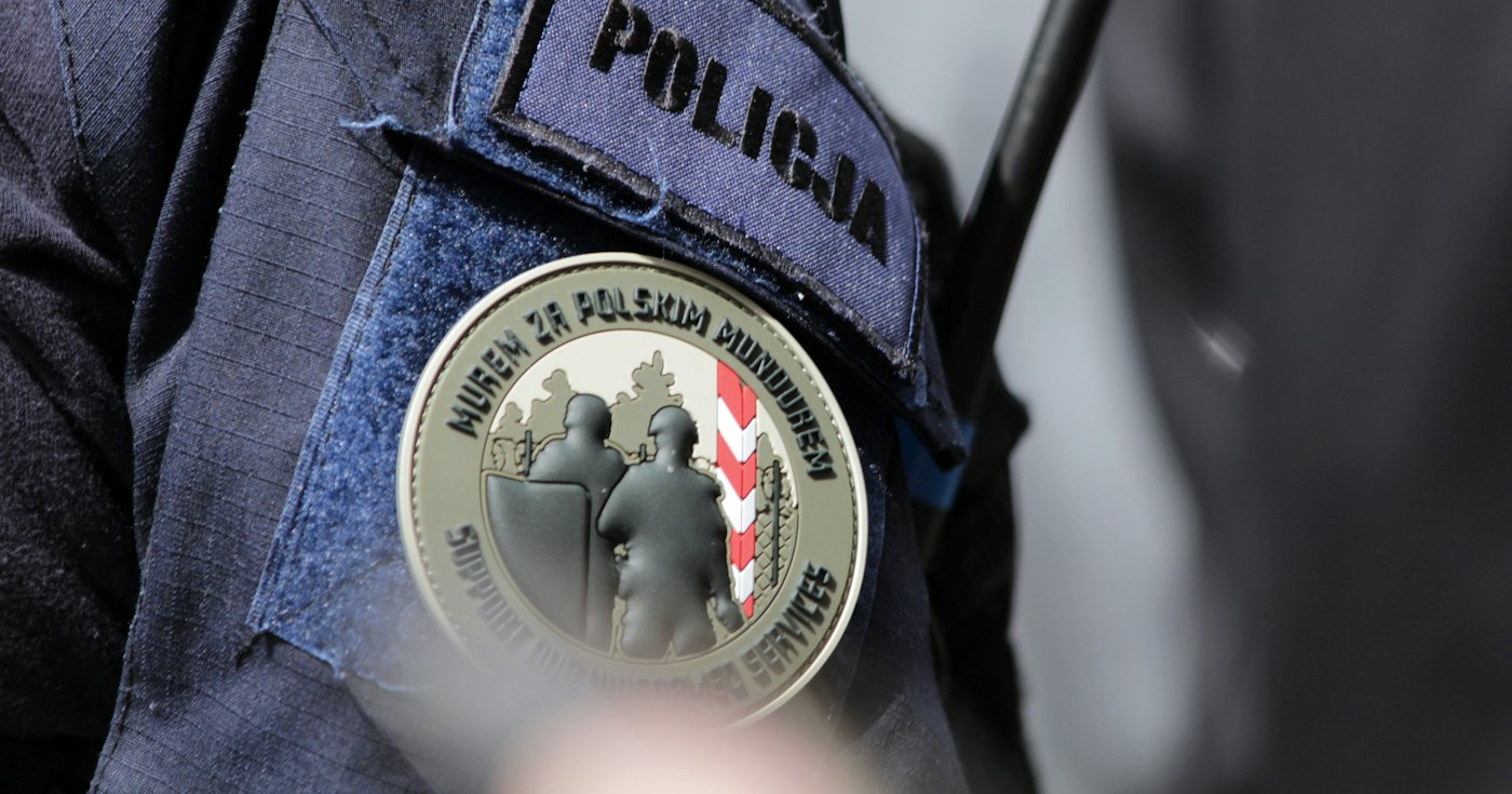 A police officer's badge on a uniform