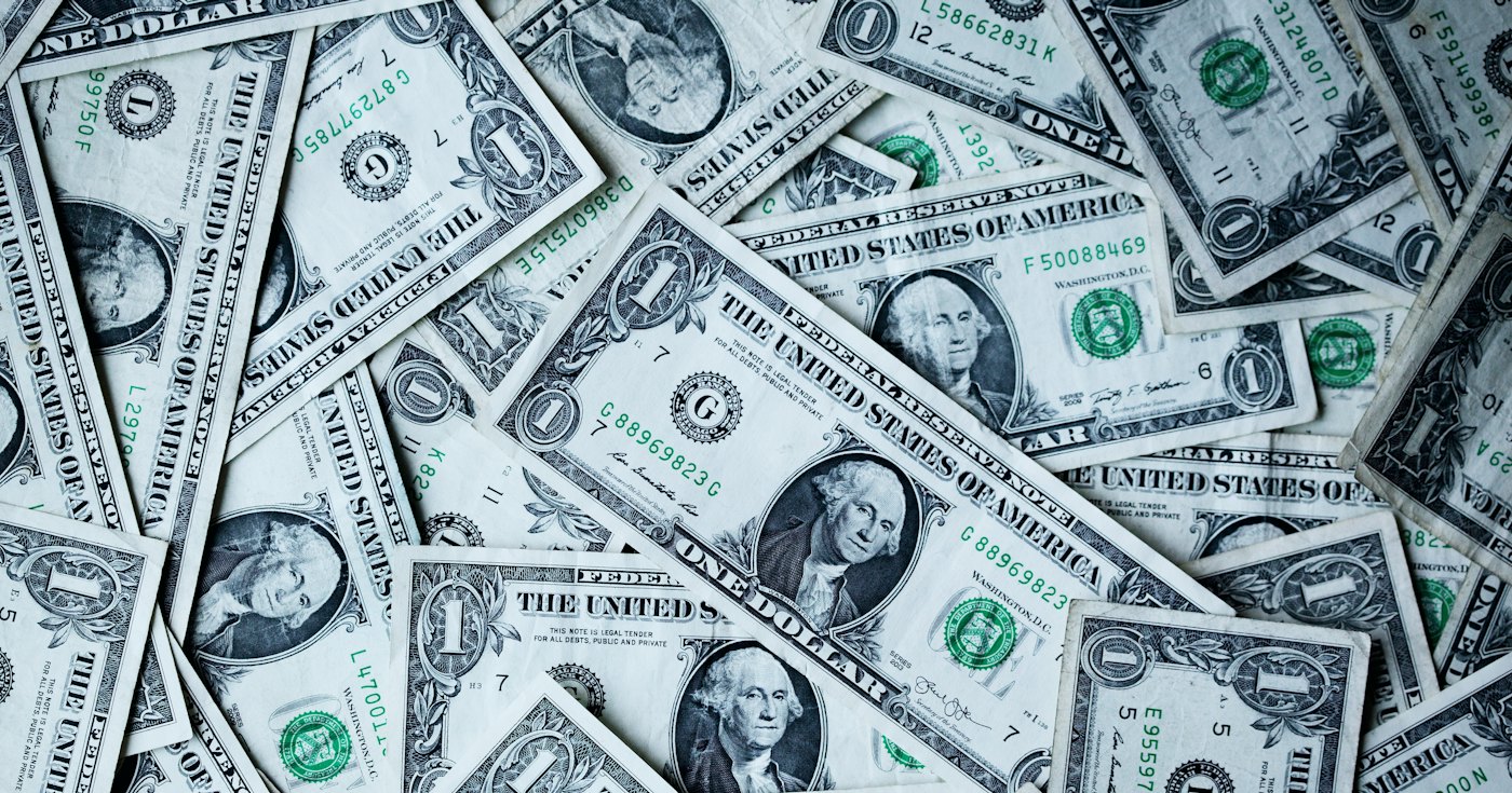 US dollar banknotes