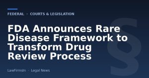 FDA Announces Rare Disease Framework to Transform Drug Review Process