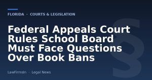 Federal Appeals Court Rules School Board Must Face Questions Over Book Bans