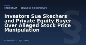 Investors Sue Skechers and Private Equity Buyer Over Alleged Stock Price Manipulation