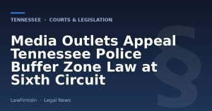 Media Outlets Appeal Tennessee Police Buffer Zone Law at Sixth Circuit