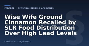 Wise Wife Ground Cinnamon Recalled by SLR Food Distribution Over High Lead Levels